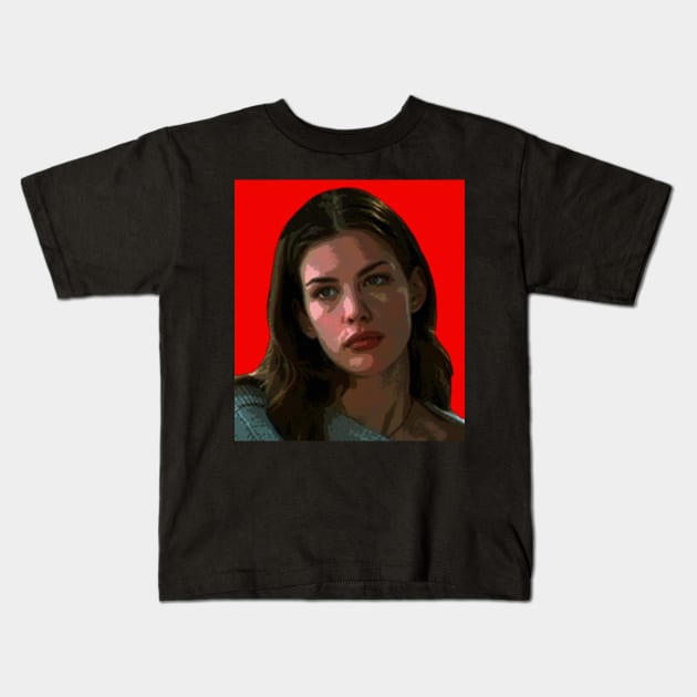 liv tyler Kids T-Shirt by oryan80